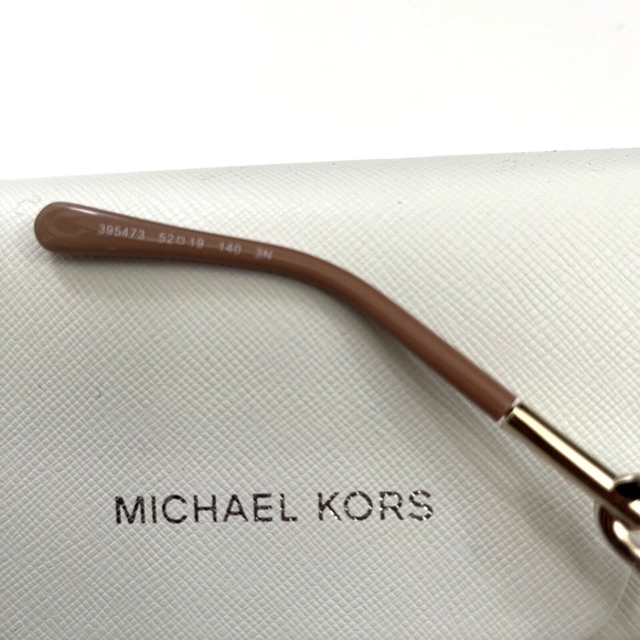 New in Case Original MICHAEL KORS Montecito Sunglasses Butterfly Beige MK2205 - Picture 10 of 12